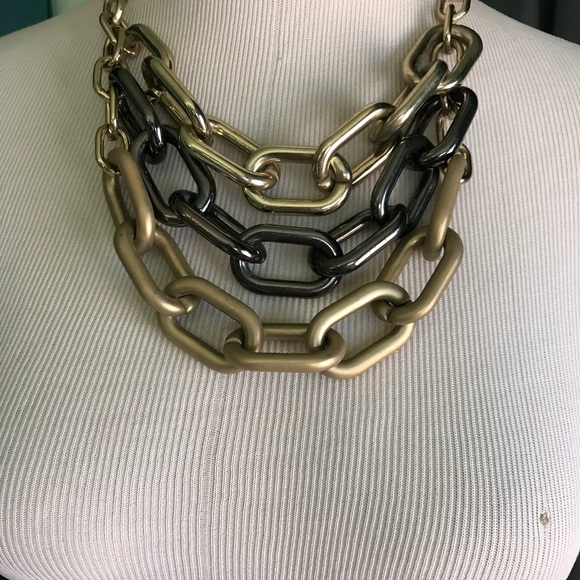 LYDELL NYC Trending Oversized Chain Necklace~Expensive - Picture 2 of 4